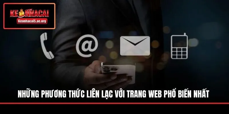 Những phương thức liên lạc với trang web phổ biến nhất
